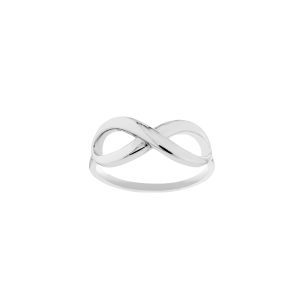 Plated Sterling Silver Infinity Ring