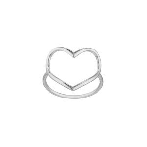 Organic Open Heart Ring