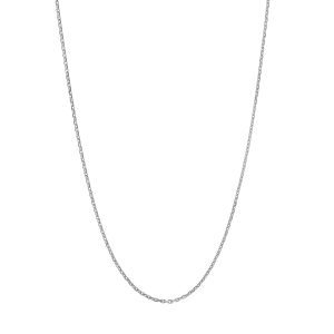 Sterling Silver 0.95mm D/C Cable Chain with Lobster Lock