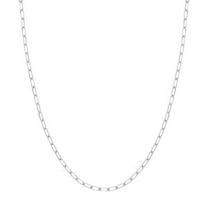 4mm Paper Clip Chain with Lobster Lock