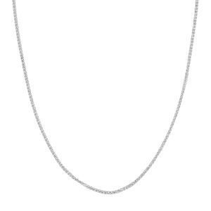 Sterling Silver 2.25mm Square Wheat Chain