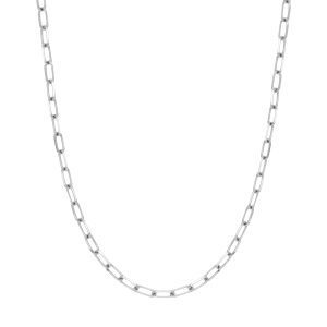 5.25mm Paper Clip Chain with Lobster Lock