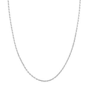 Sterling Silver 2.2mm D/C Rope Chain