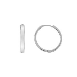 Sterling Silver Thin Shiny Hoops