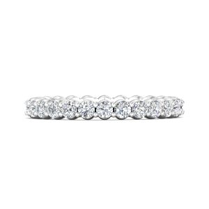 Channel/Shared Prong Wedding Band from the Channel/Shared Prong collection