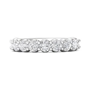 Channel/Shared Prong Wedding Band from the Channel/Shared Prong collection