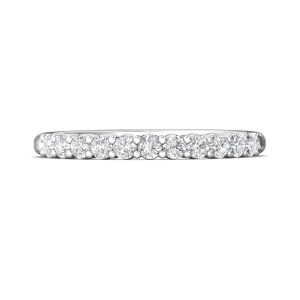 Channel/Shared Prong Wedding Band from the Channel/Shared Prong collection