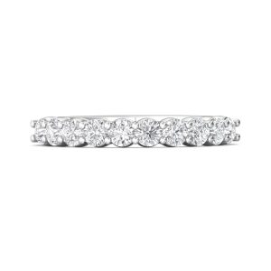 Channel/Shared Prong Wedding Band from the Channel/Shared Prong collection