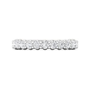Channel/Shared Prong Wedding Band from the Channel/Shared Prong collection
