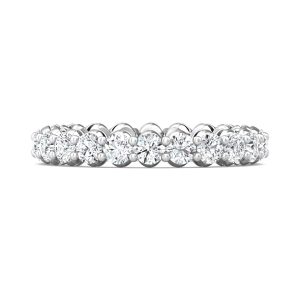 Channel/Shared Prong Wedding Band from the Channel/Shared Prong collection