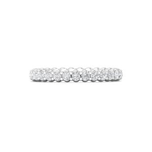 Channel/Shared Prong Wedding Band from the Channel/Shared Prong collection