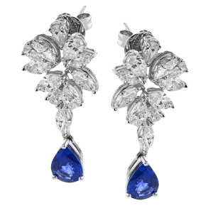 Color Earring in 18k Gold