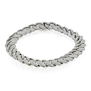 Gent Bracelet in 14k Gold with Diamonds
