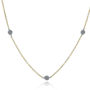 Necklace in 18k Gold with Diamonds