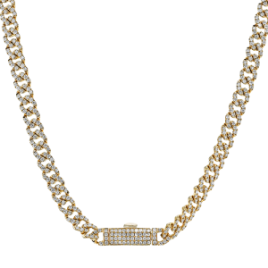 Necklace in 14k Gold with Diamonds