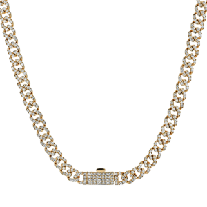 Necklace in 14k Gold with Diamonds