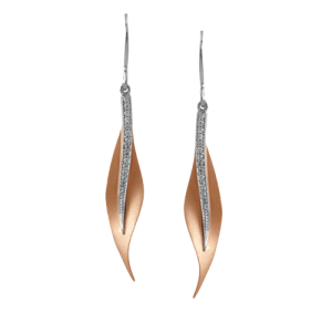 Earring in 18k Gold with Diamonds