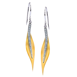 Earring in 18k Gold with Diamonds