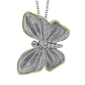 Pendant in 18k Gold with Diamonds