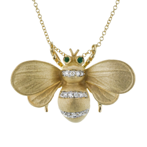 Pendant in 18k Gold with Diamonds