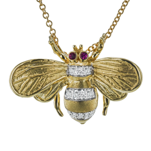 Pendant in 18k Gold with Diamonds