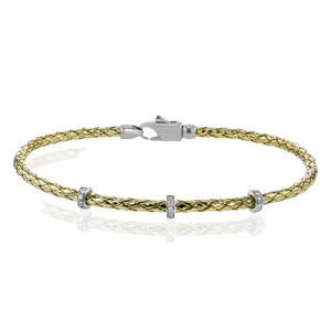 Bangle in 18k Gold with Diamonds