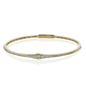 Bangle in 18k Gold with Diamonds
