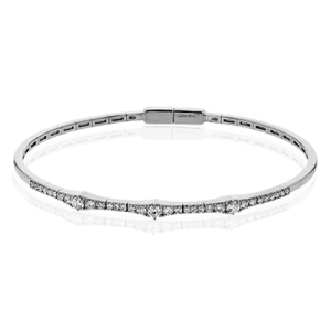 Bangle in 18k Gold with Diamonds