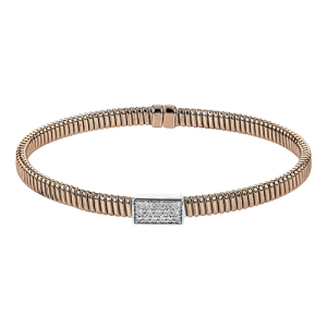 Bangle in 18k Gold with Diamonds