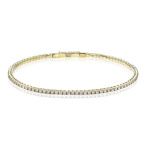 Bangle in 18k Gold with Diamonds
