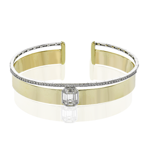 Bangle in 18k Gold with Diamonds
