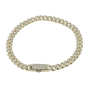 Bracelet in 14k Gold with Diamonds