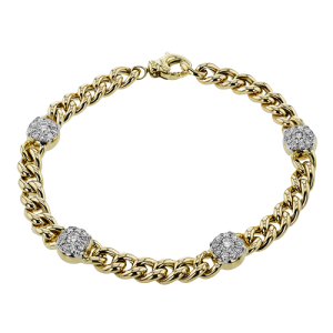 Bracelet in 18k Gold with Diamonds