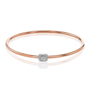 Bangle in 18k Gold with Diamonds