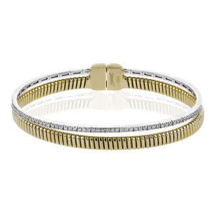 Bangle in 18k Gold with Diamonds