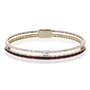 Color Bangle in 18k Gold