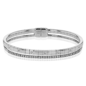 Bangle in 18k Gold with Diamonds
