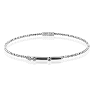 Bangle in 18k Gold with Diamonds