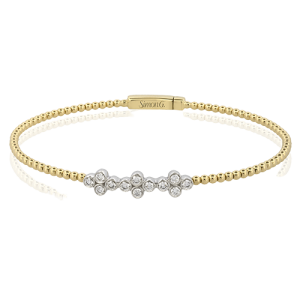 Bangle in 18k Gold with Diamonds