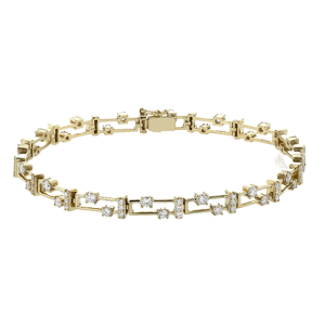Bracelet in 18k Gold with Diamonds