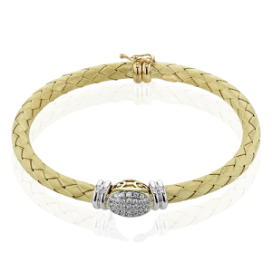 Bangle in 18k Gold with Diamonds