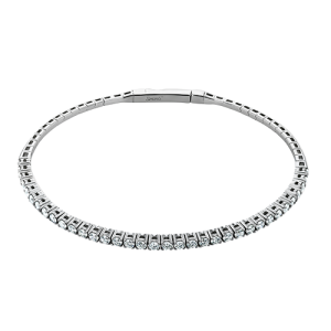 Bangle in 18k Gold with Diamonds