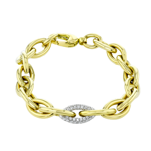 Bracelet in 18k Gold with Diamonds