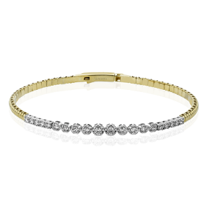 Bangle in 18k Gold with Diamonds