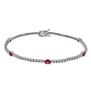 Color Bracelet in 18k Gold with Diamonds