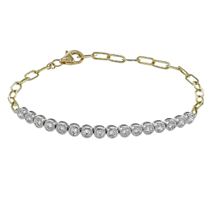 Bracelet in 18k Gold with Diamonds