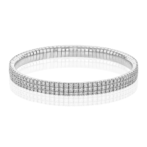 Bangle in 18k Gold with Diamonds