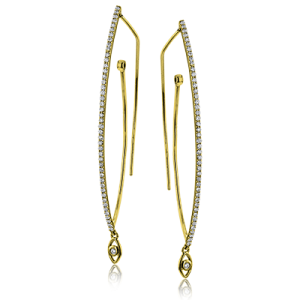 Earring in 18k Gold with Diamonds