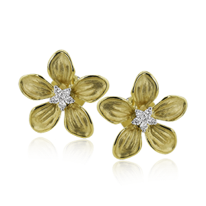 Earring in 18k Gold with Diamonds
