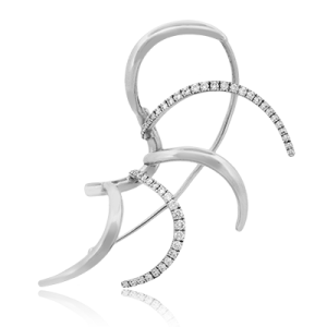 Earring in 18k Gold with Diamonds
